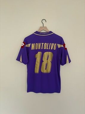 ACF Fiorentina Lotto 10/11 Montolivo Home Jersey Serie a Size Small/medium